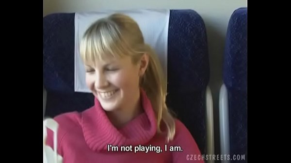 Czech Blonde Fucked In A Train