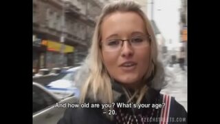 Czech Cutie Fucked For Cash