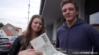 Fucked Next To Her Man – Czech Streets